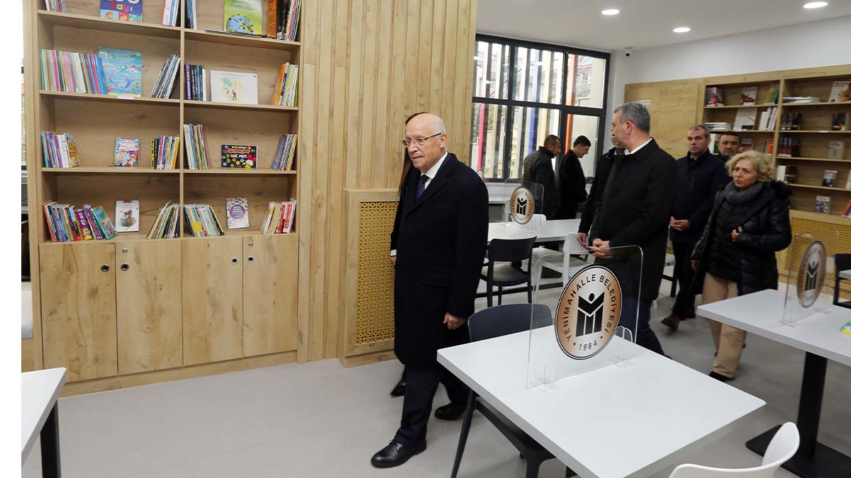 Yenimahalle’nin 10’uncu kütüphanesi kapılarını açtı