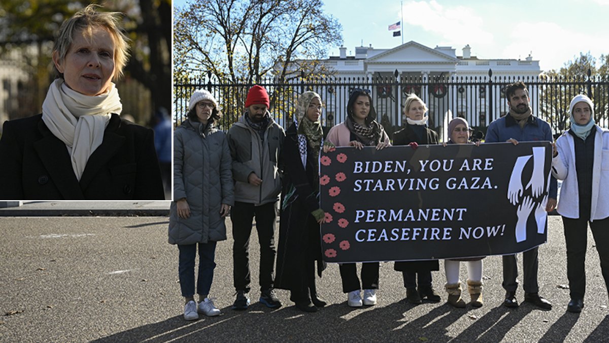 Beyaz Saray önünde 'Gazze'de kalıcı ateşkes' için açlık grevi