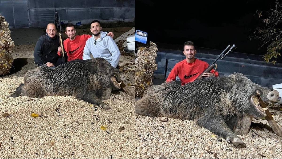 Köpeğine saldıran dev domuzu avladı! Boyunu gören dehşete düşüyor: Tam 7 yıl izini sürmüş