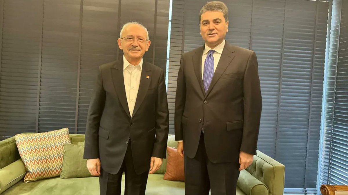 Gültekin Uysal, Kılıçdaroğlu'nu yeni ofisinde ziyaret etti