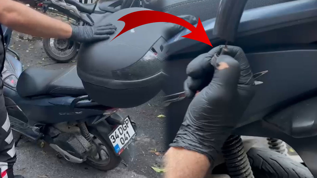 Polis şüphesinde haklı çıktı: Açar açmaz fışkırdı! Saniye saniye kaydedildi