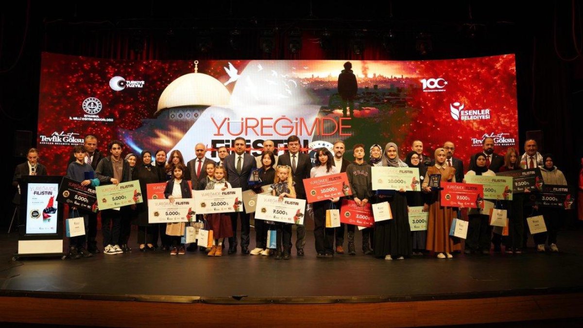 'Yüreğimde Filistin' yarışmasının ödülleri sahiplerini buldu
