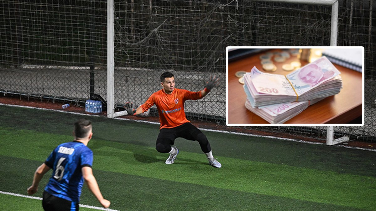 Yeteneğini ekmek kapısına dönüştürdü! Halı saha maçlarında kiralık oynuyor: Maç başı 200 - 300 TL kazanıyor...