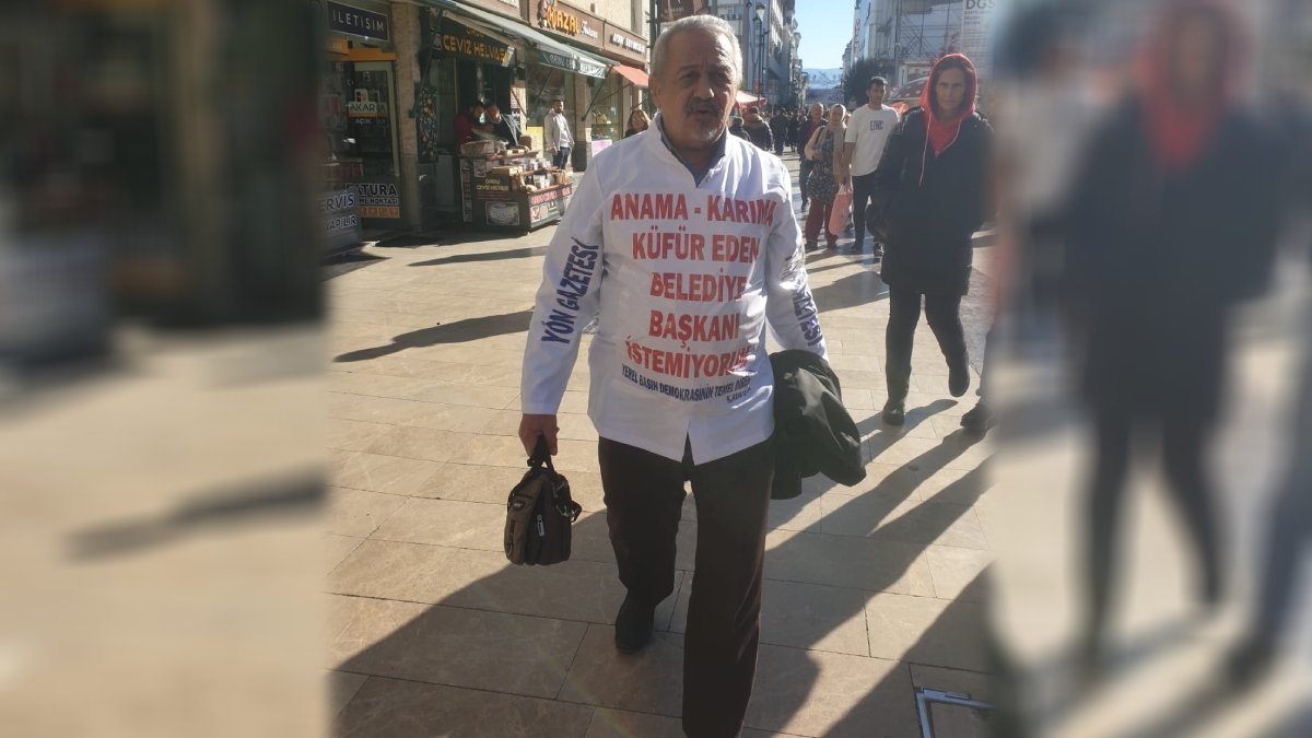 Yerel gazeteci Osman Şahin: Anama küfür eden belediye başkanı istemiyorum