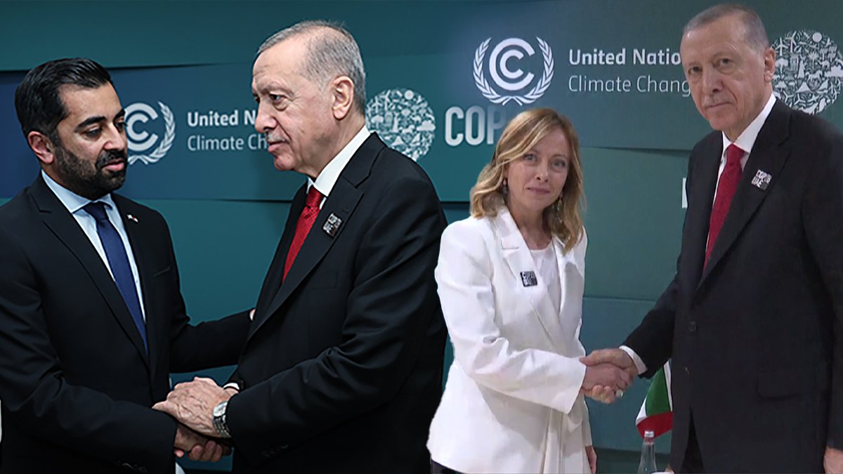 Cumhurbaşkanı Erdoğan'ın Dubai'de diplomasi trafiği: İskoçya ve İtalya başbakanlarıyla görüştü