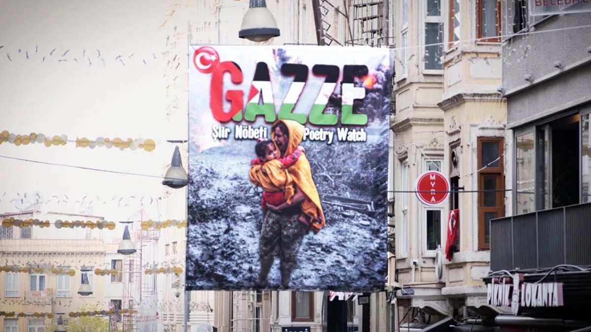 'Gazze Şiir Nöbeti’ hareketi bu hafta Beykoz’da