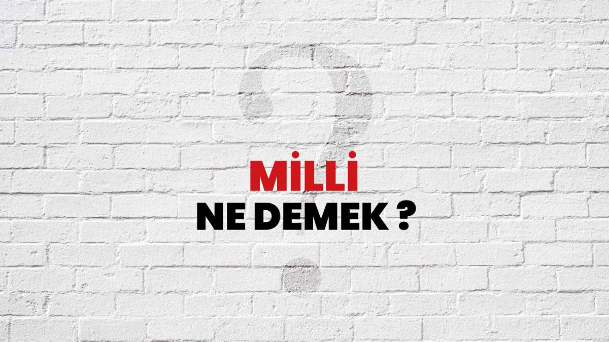 Milli Ne Demek? Türk Milliyetçiliği ve Millilik Kavramları