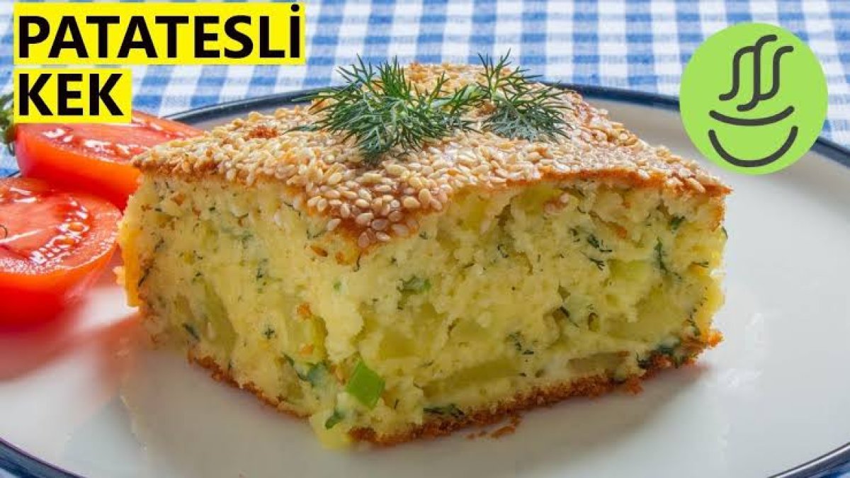 Börek tadında patatesli kek tarifi! Bu tat aklınızda çıkmayacak