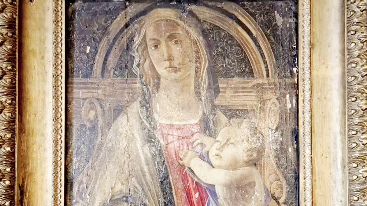 Unutulan BottIcelli tablosu 50 yıl sonra bulundu