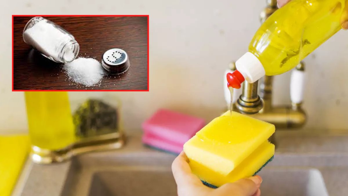 Bulaşık deterjanının içerisine biraz tuz ekleyin çok şaşıracaksınız! Bunu sadece tecrübeli ev hanımları biliyor