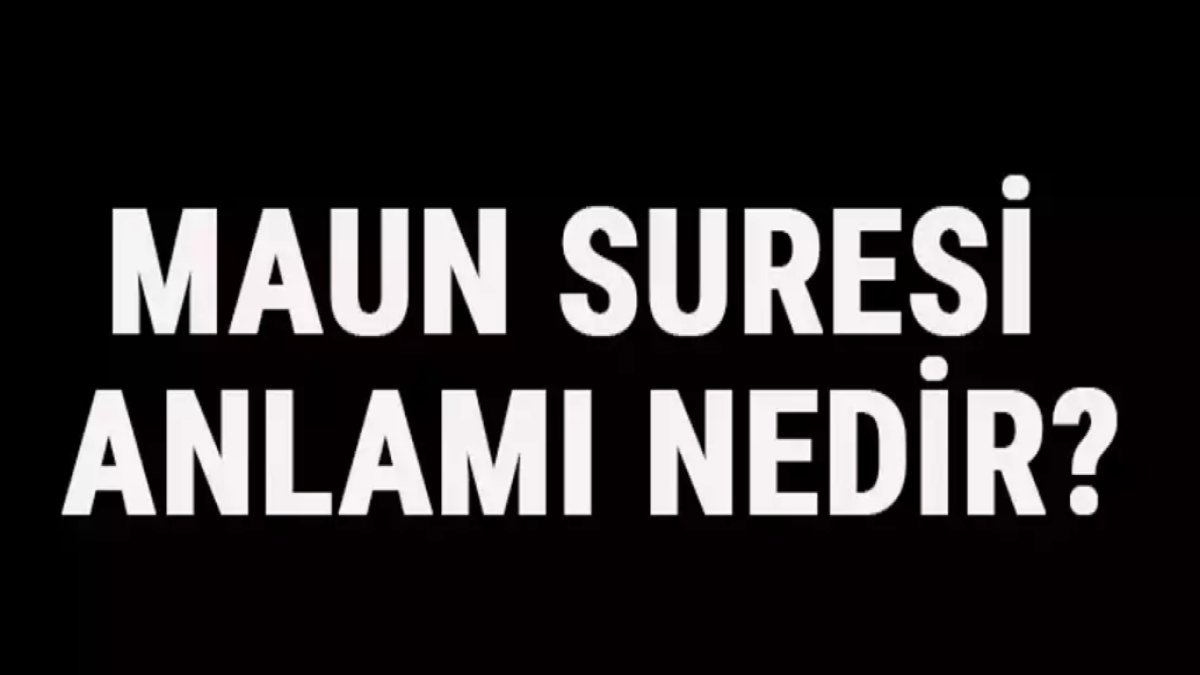 Maun Suresi Anlamı: İslam'da Yardımlaşma ve İnsanlık Değeri