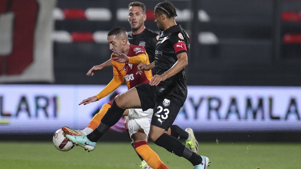 Galatasaray Pendikspor deplasmanında liderliğe uzandı