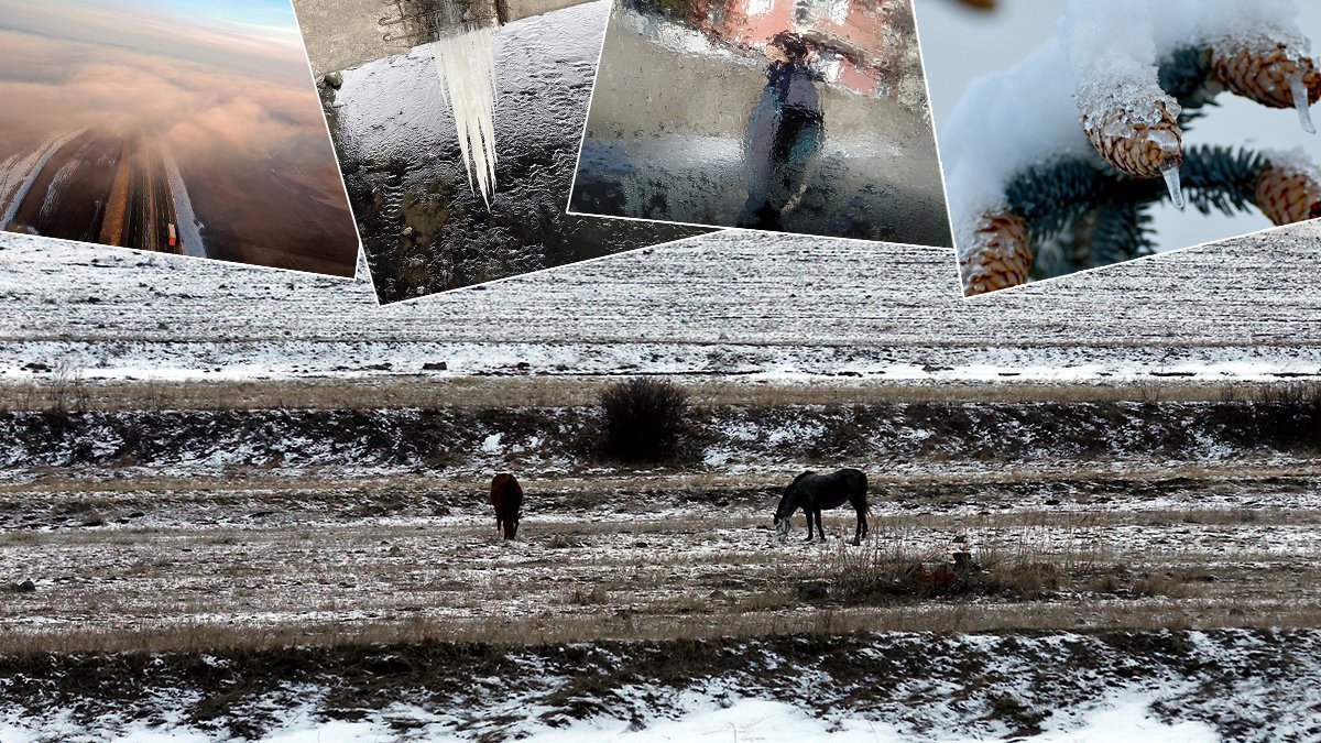 Ağrı, Kars, Ardahan ve Erzurum buz kesti: Beyaza bürünen kentlerde yollar dondu, çatılarda sarkıtlar oluştu