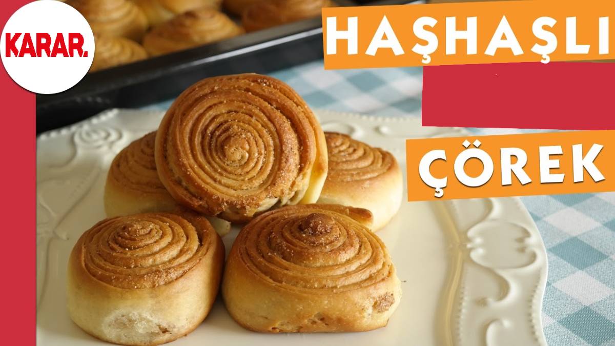 20 yıllık ustası haşhaşlı çöreğin sırrını paylaştı! Tüm sır o işlemdeymiş... Puf puf kabarıp tel tel ayrılıyor