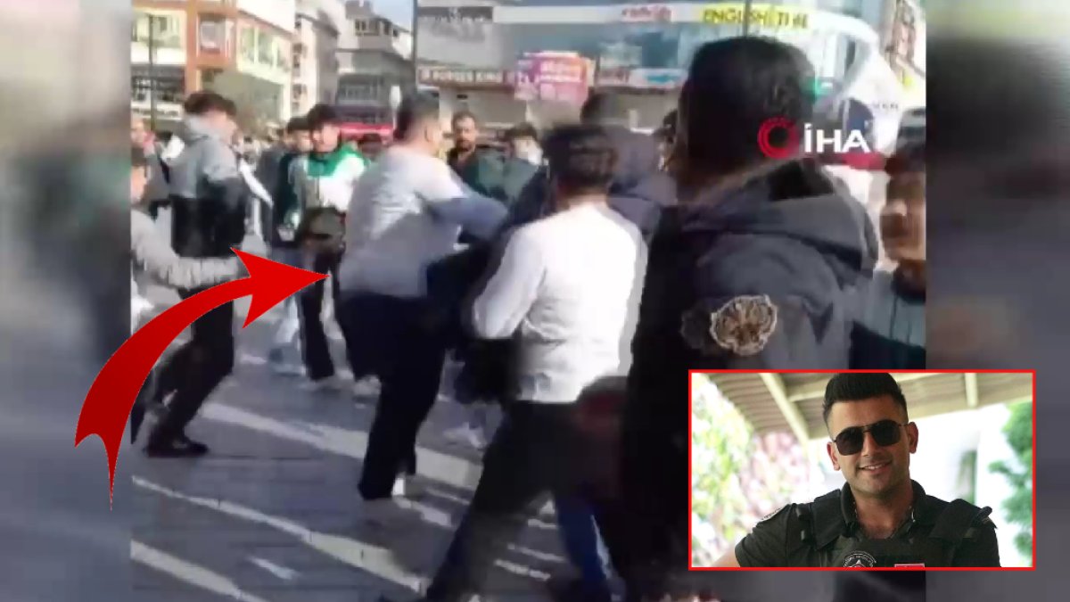 Fenomen "Yakışıklı güvenlik" için birbirini yediler! Tekme ve yumruklar havada uçuştu, ortalık resmen savaş alanına döndü