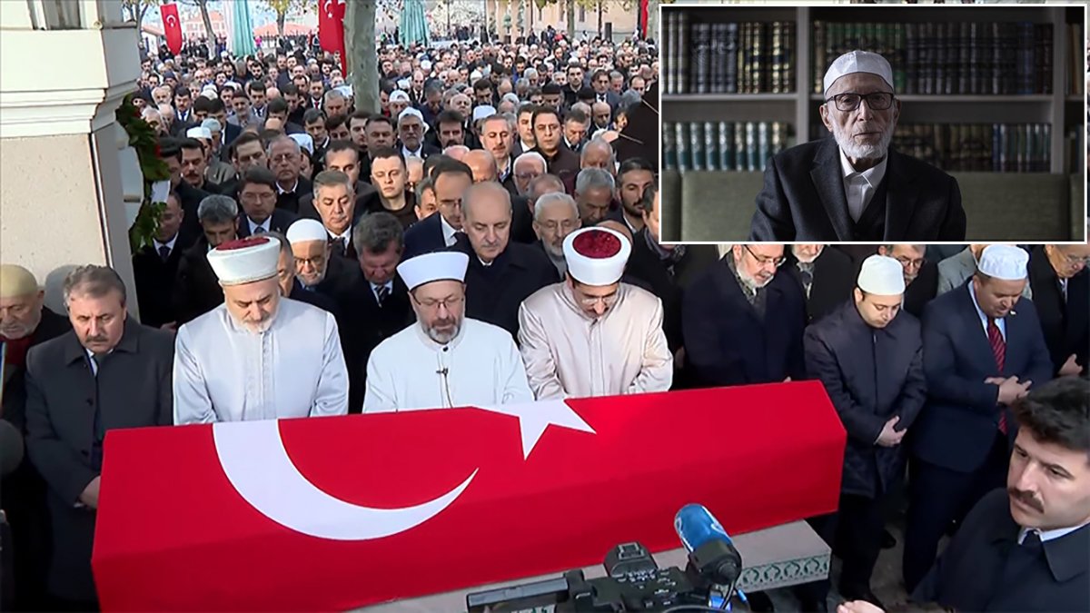 Eski Diyanet İşleri Başkanı Lütfi Doğan için cenaze töreni düzenlendi