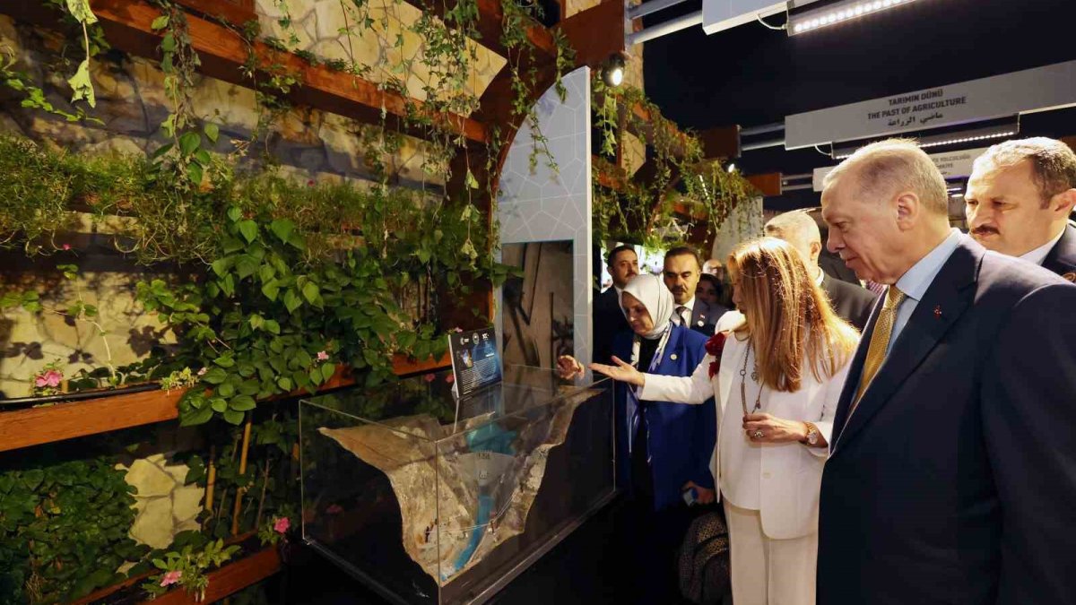 Erdoğan EXPO 2023 fuar alanını ziyaret etti