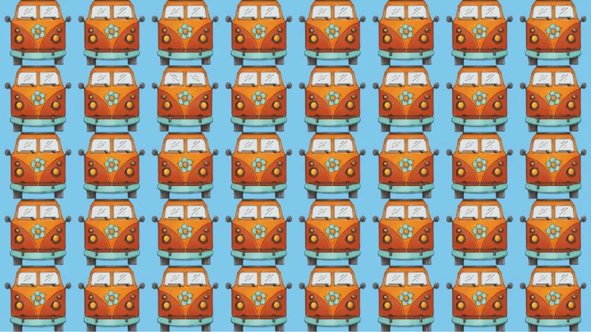 Resimdeki farklı minibüsü bulmak için 10 saniyen var! Yalnızca IQ'su 140 ve üzeri olanlar görebiliyor...