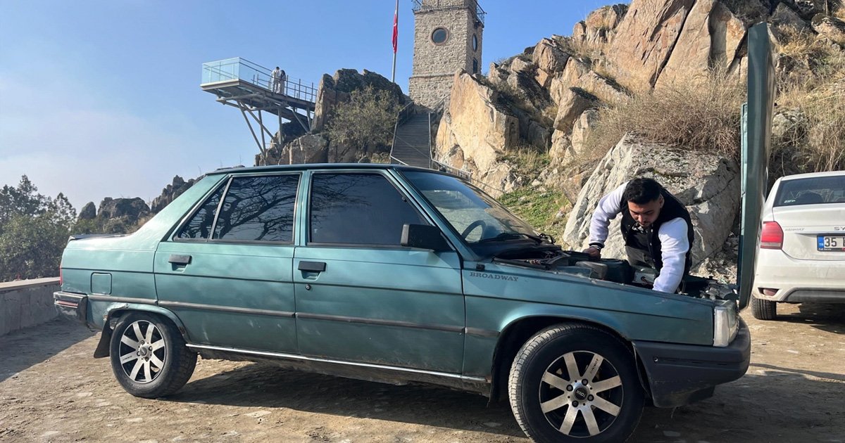 20 liraya 200 kilometre gidiyor! 35 yıllık aracı elektrikliye çevirdi