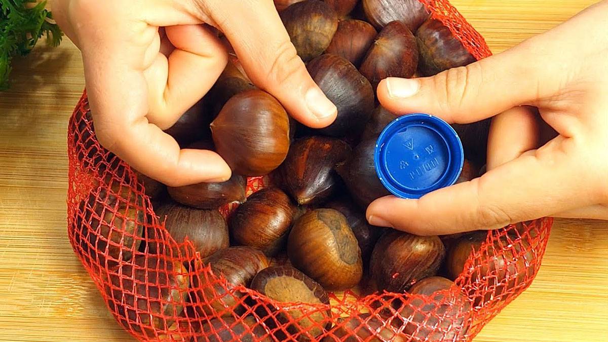 Sokak kestanelerinin lezzet sırrı buymuş! 1 adet şişe kapağınız varsa hemen uygulayın!