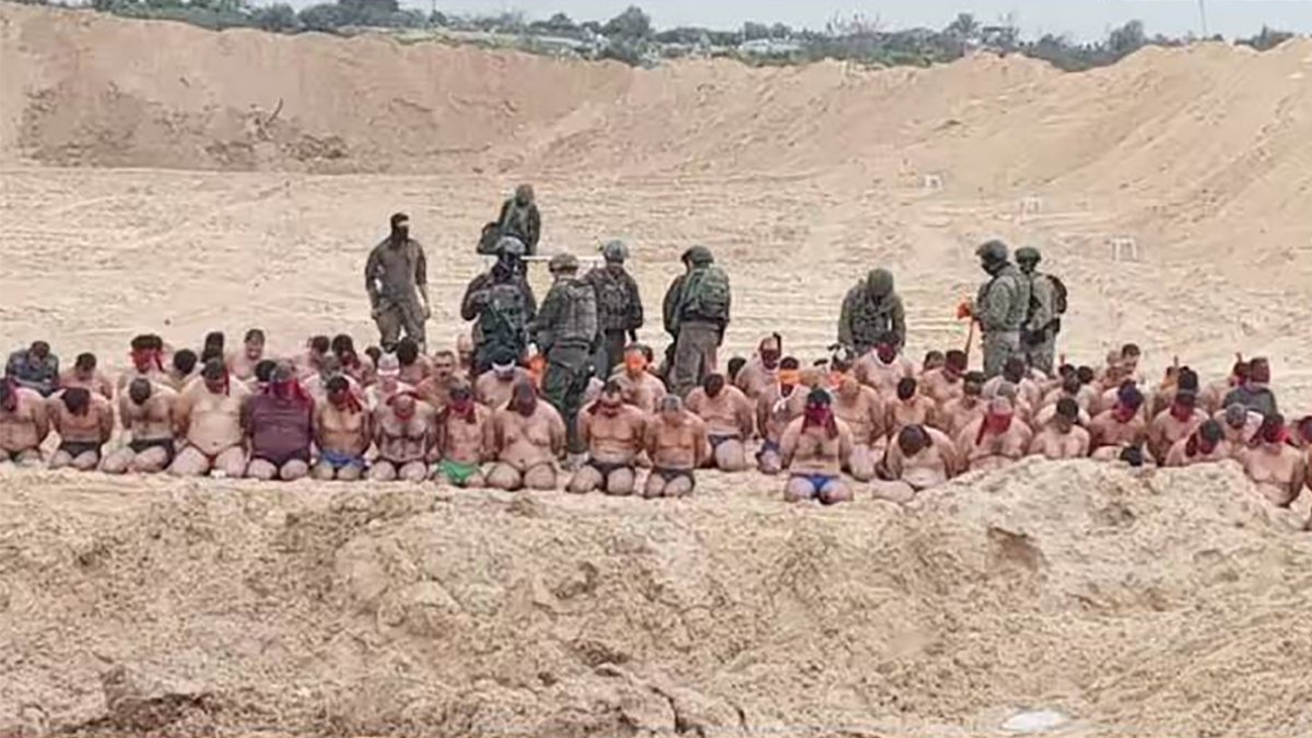 İsrail'den Filistinlilere Guantanamo zulmü: Onlarca erkeği soyup...