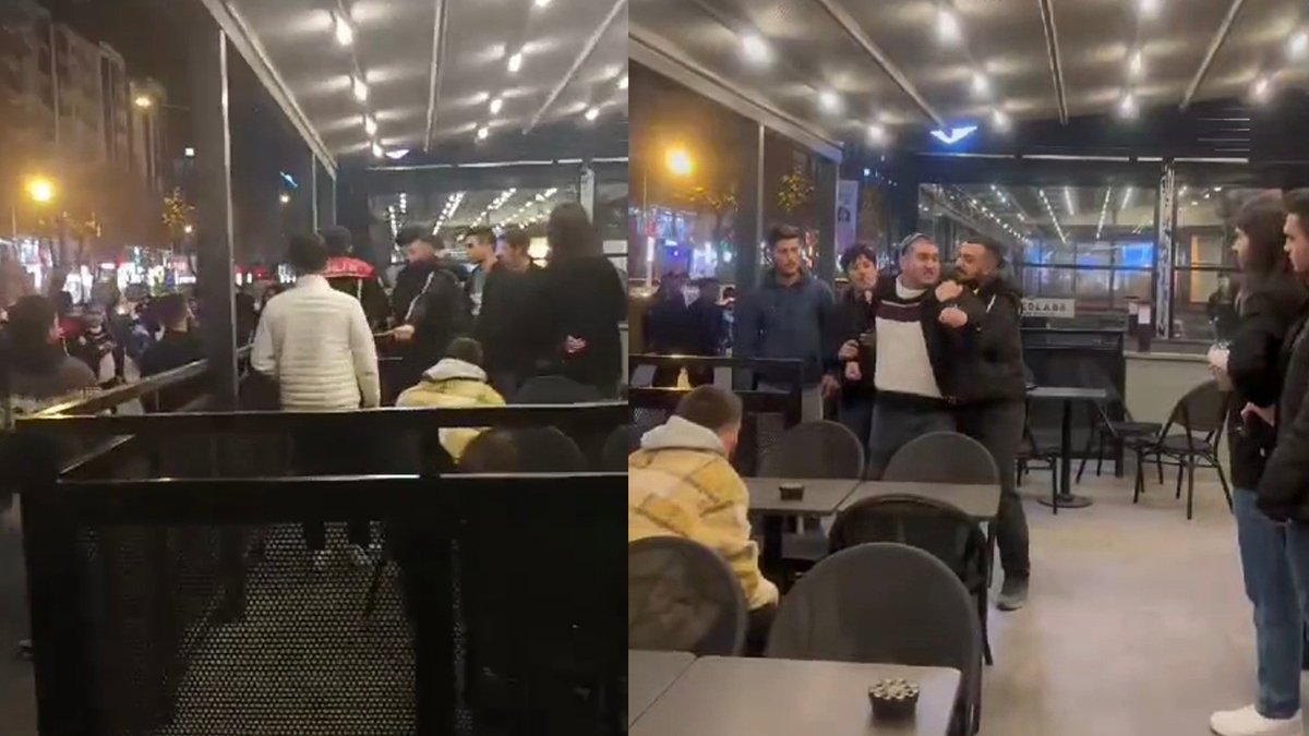 Starbucks'a gittiklerine pişman etti! Önce küfretti sonra polise saldırdı: Vatandaşlar ağzı açık izledi