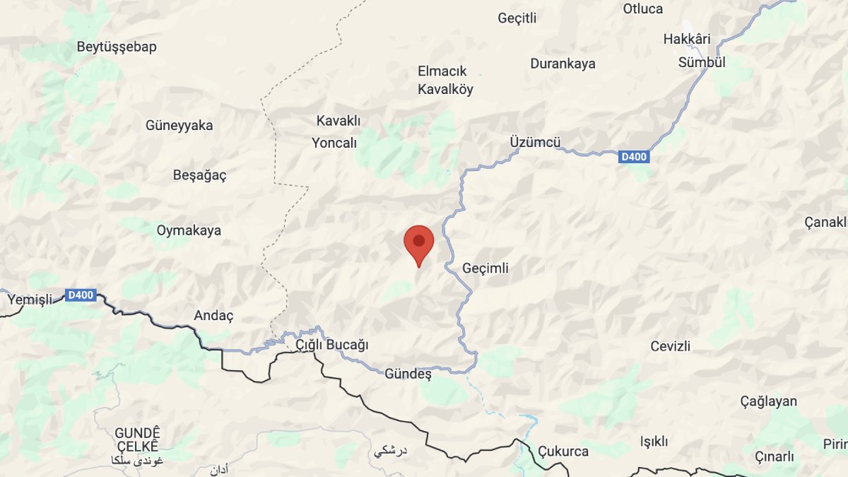 Hakkari'de deprem I Son depremler