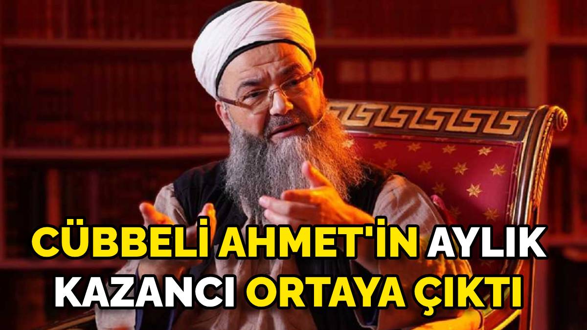 Cübbeli Ahmet resmi mesleğini ve aylık gelirini açıkladı! Aylık kazancını duyanlar kulaklarına inanamadı
