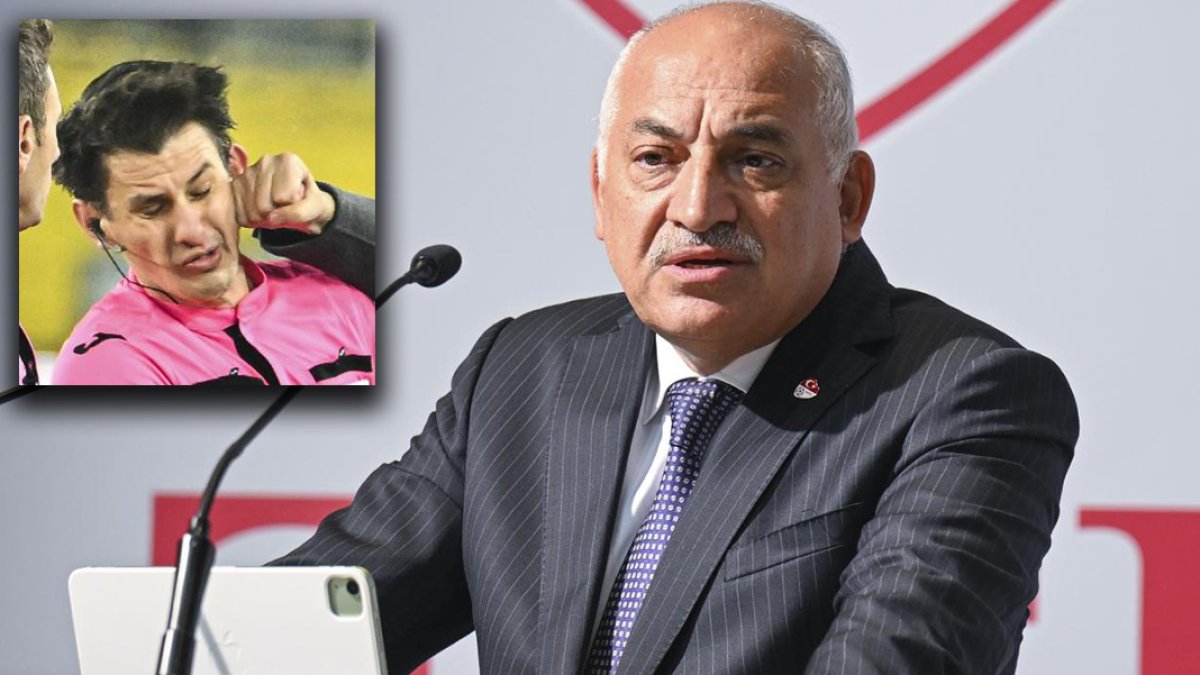 TFF Başkanı Büyükekşi'den Hakem Meler'e yapılan saldırıya tepki: Olaya karışan herkes bedelini ödeyecek