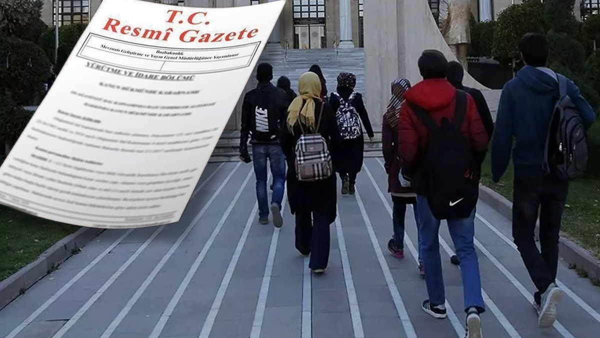 Resmi Gazete'de yayımlandı: Filistinli yüksek lisans ve doktora öğrencilerine devlet desteği