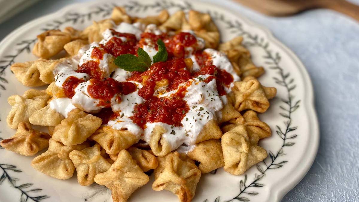 Air Fryer'da pratik çıtır mantı tarifi! Yumurta kırmaktan bile daha pratik, özellikle vakti olmayanlar buna bayılacak