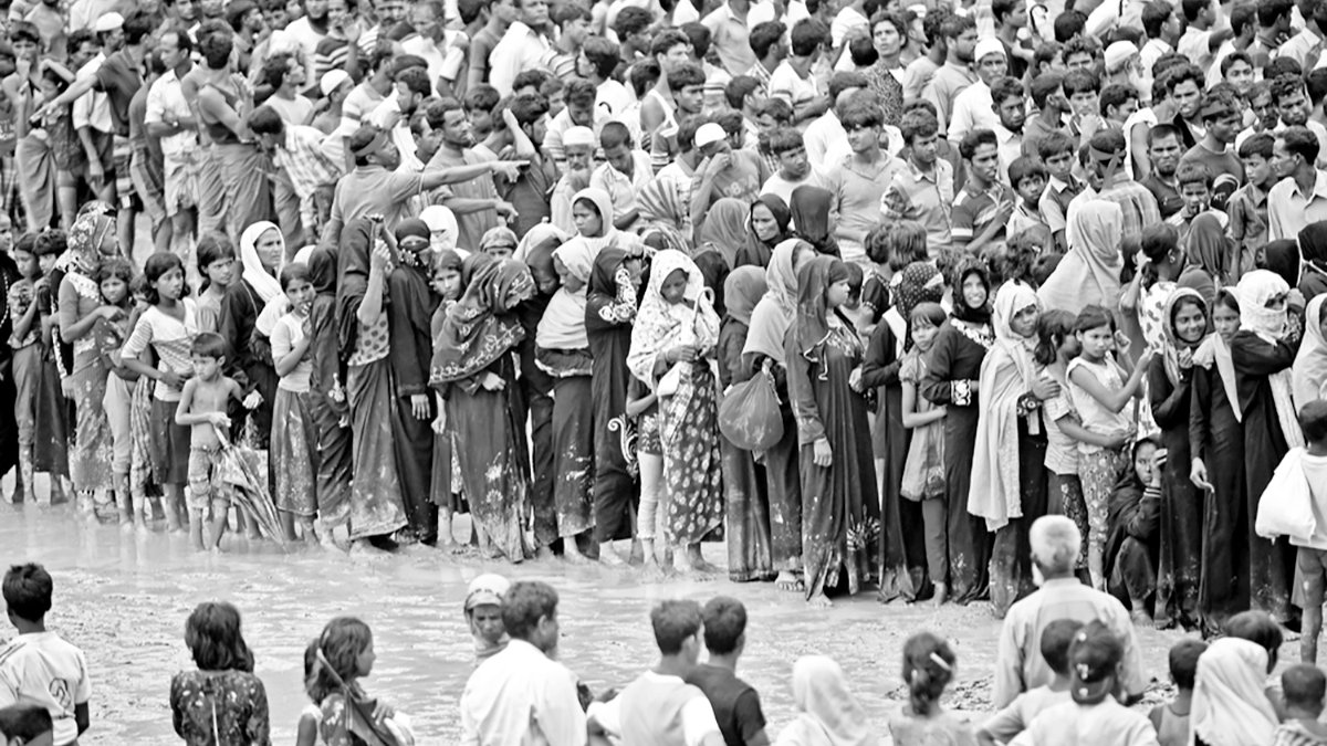 Dünyanın kenarına çengelle asılan bir halk