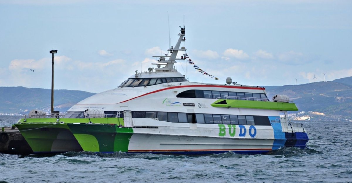 Deniz ulaşımına hava engeli: BUDO'nun 12 seferi iptal