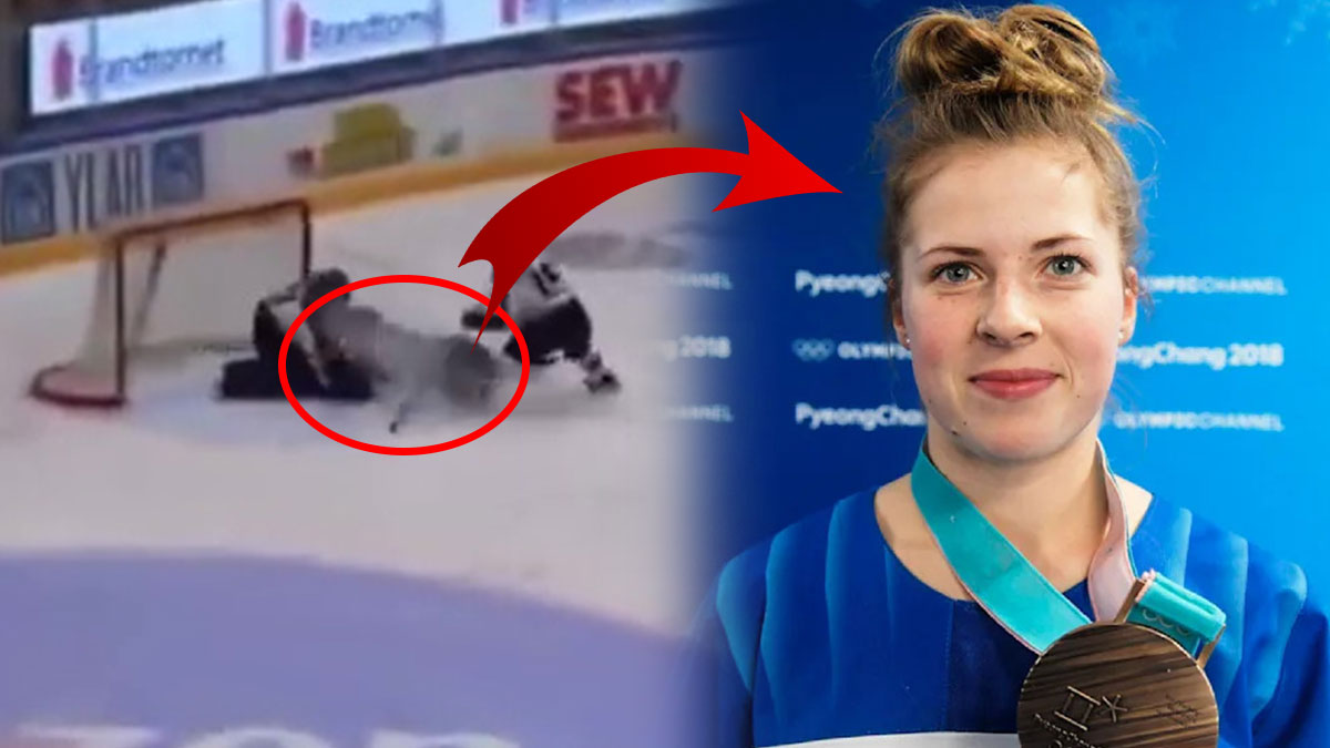 Kafasını feci şekilde çarptı: Felç kaldı! Buz hokeyi maçında dehşet anlar