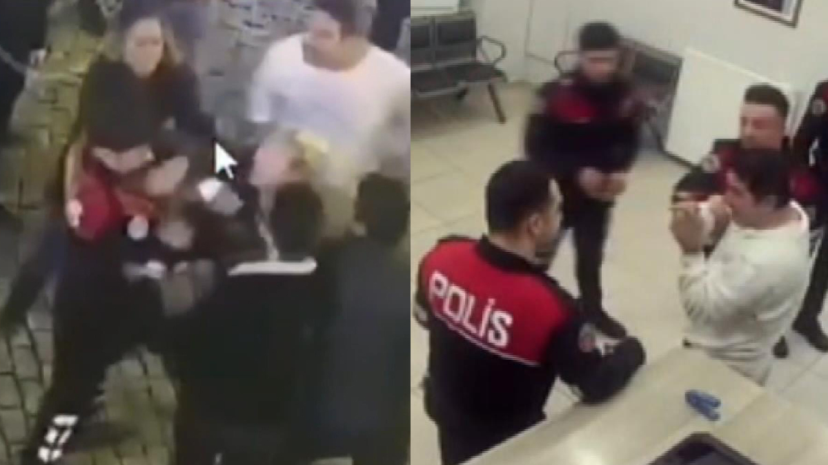 Polise mukavemetten tutuklanmıştı: Atilla Taş'ın karıştığı kavga güvenlik kamerasında