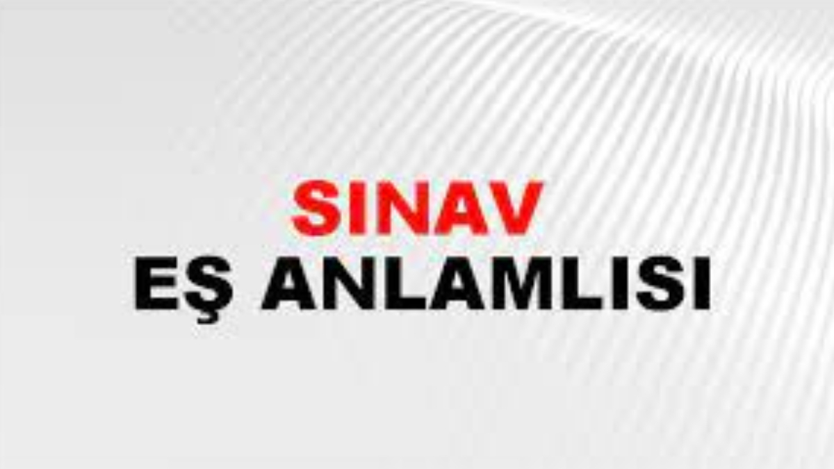 Sınıf eş anlamlısı