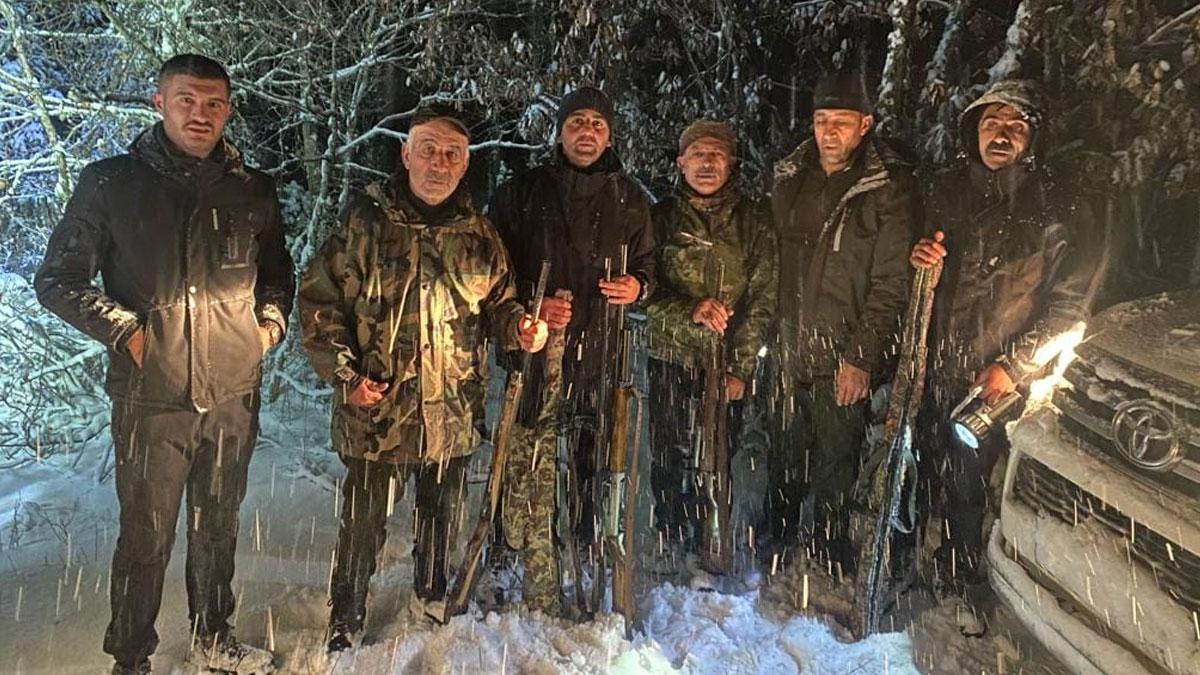 Avladıkları yaban keçisini yerken yakalandılar: 6 kişiye 347 bin 754 lira ceza kesildi