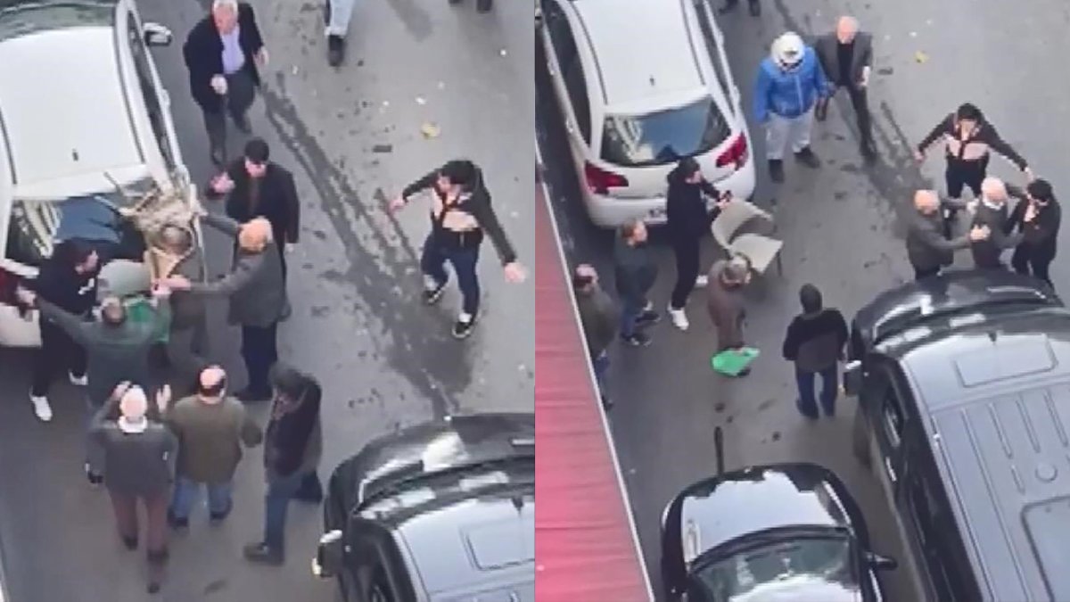 Yine 'yol verme' kavgası: Taksiciye sokak ortasında dehşeti yaşattılar