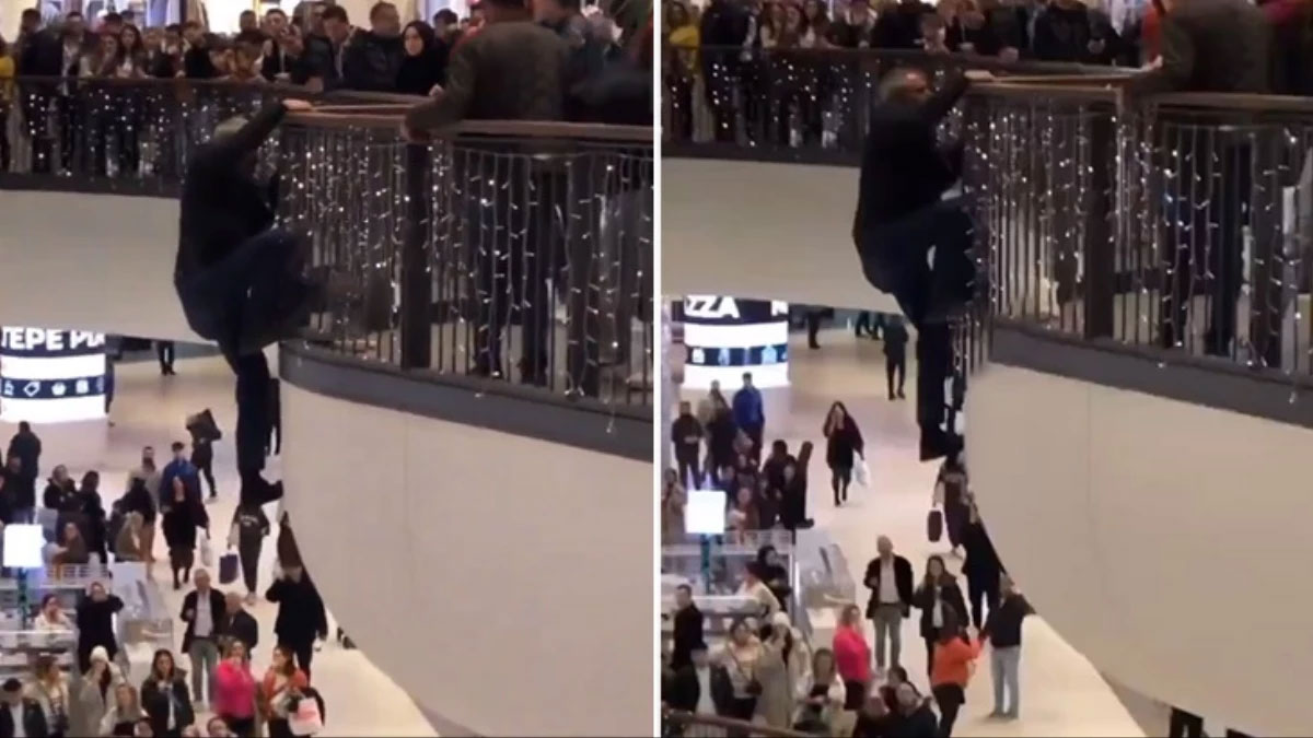 Maltepe'de bir AVM'de intihar girişimi: Açım, çocuklarım aç