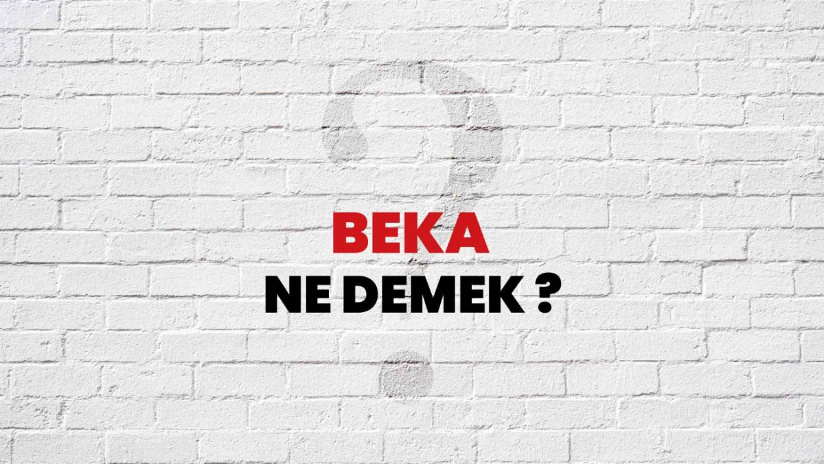 Beka Ne Demek: Türkçede Kavram ve Önemi