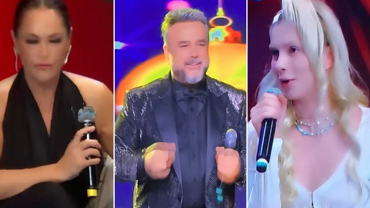 İbrahim Tatlıses İbo Show'da filtreyi abarttı konukları kimse tanıyamadı! Aleyna Tilki 9 yaşına döndü