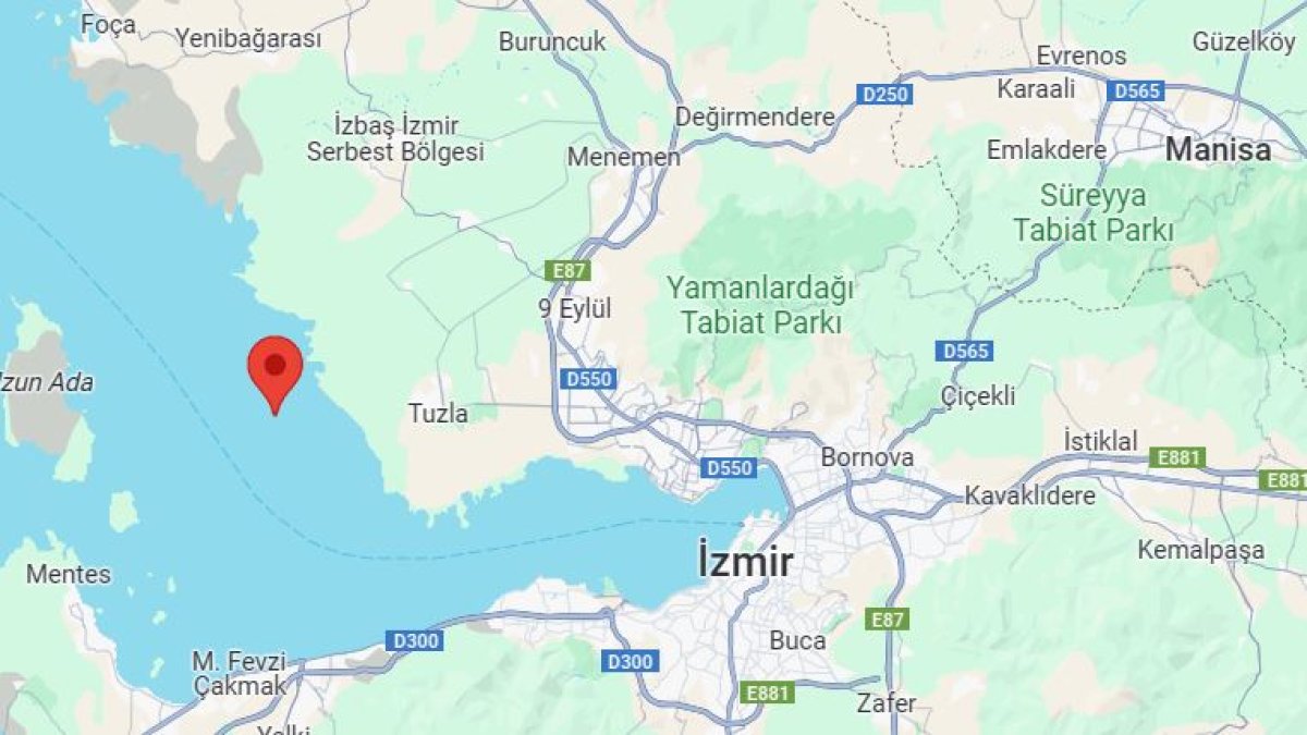 İzmir'de 3,1 büyüklüğünde deprem