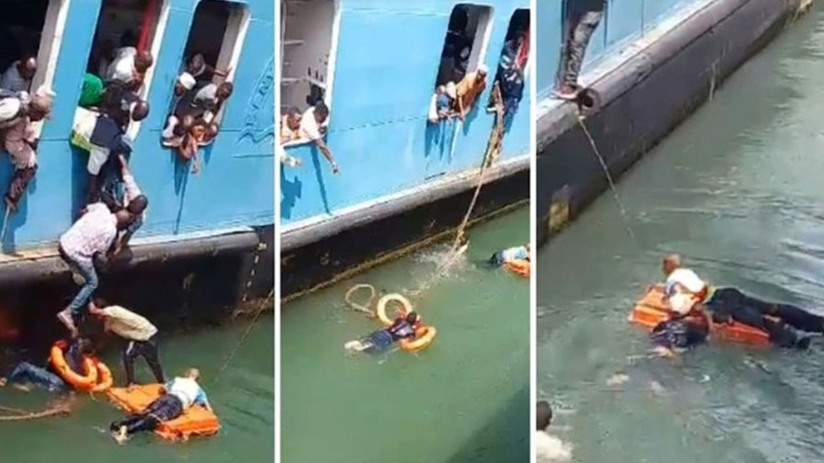 Feribotta 8 aylık bebeğiyle denizi seyreden kadından kan donduran hareket! Şoke eden anlar kamerada