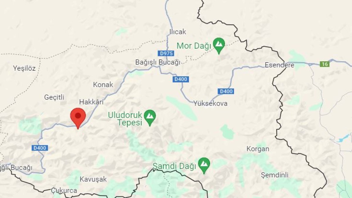 Hakkari'de 3,9 büyüklüğünde deprem