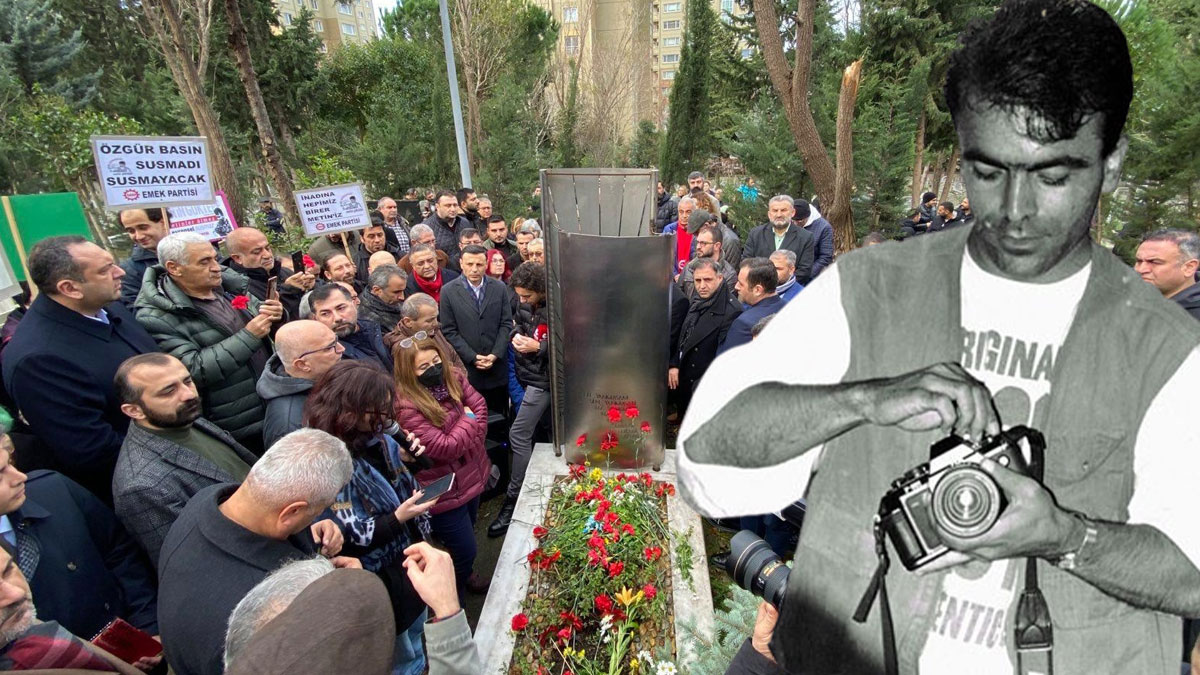 Gazeteci Metin Göktepe, mezarı başında anıldı: Onu unutturmayacağız