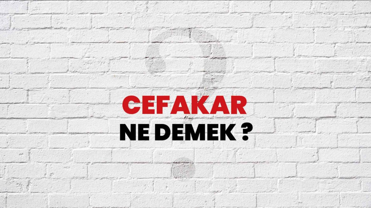 Cefakar Ne Demek? Türk Dilinde Cefakarlık ve Anlamı
