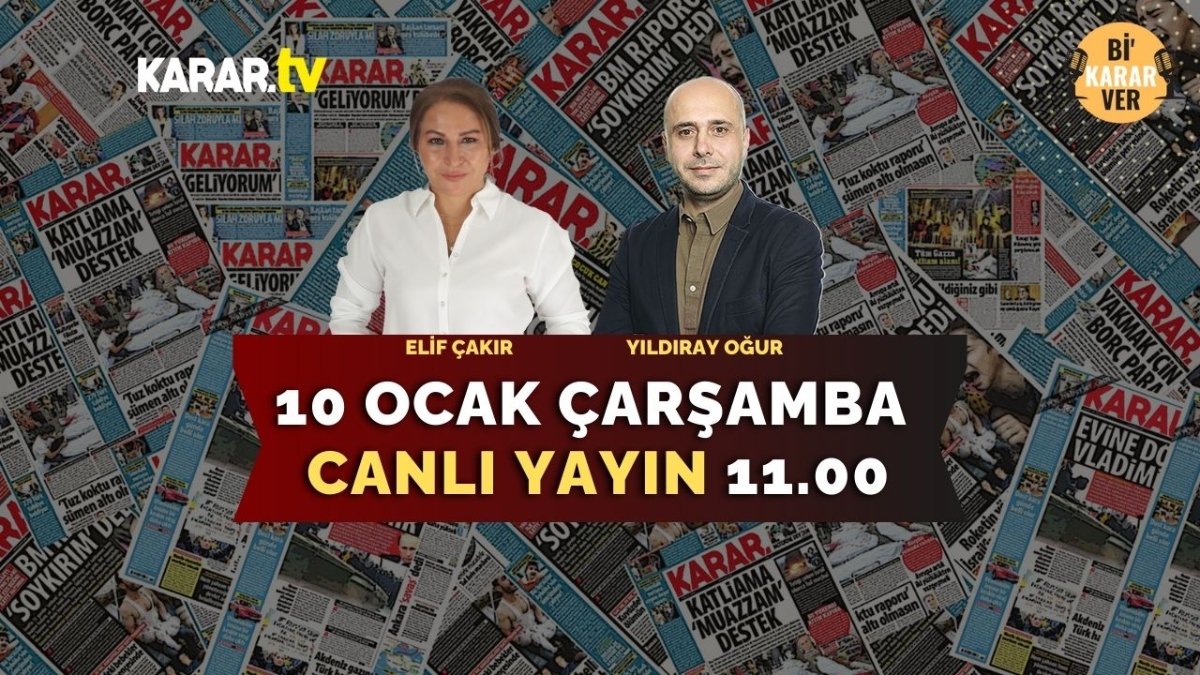 Elif Çakır ve Yıldıray Oğur, Türkiye gündemini masaya yatırıyor