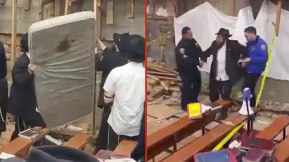 New York'ta sinagogun altında gizemli tünel: Polisle çıkan arbedede 10 Yahudi gözaltına alındı