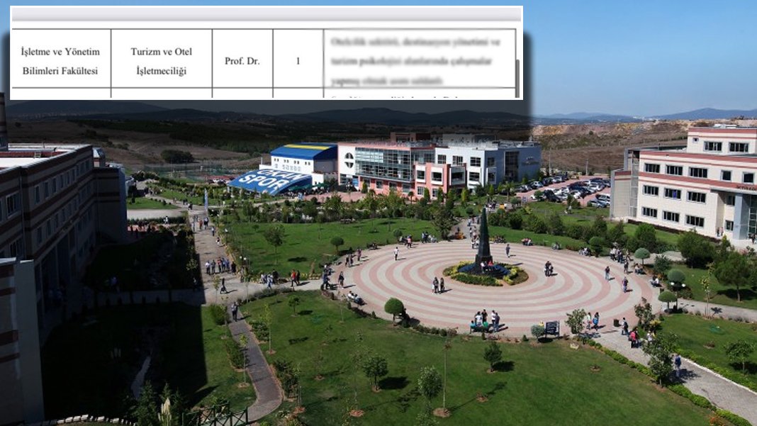 Kişiye özel kadroda yeni boyut: Üniversite resmi ilanda direkt kişi ismini yazdı