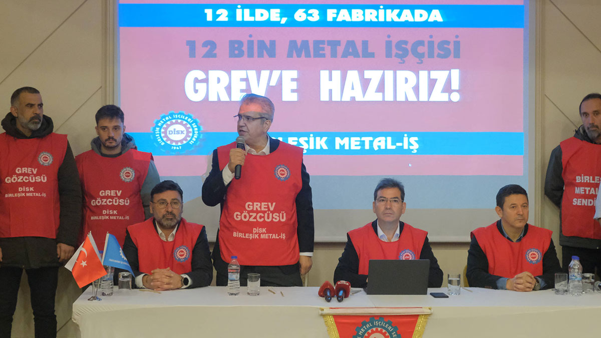 Birleşik Metal-İş'ten grev kararı: 19 Ocak'ta iş bırakılacak